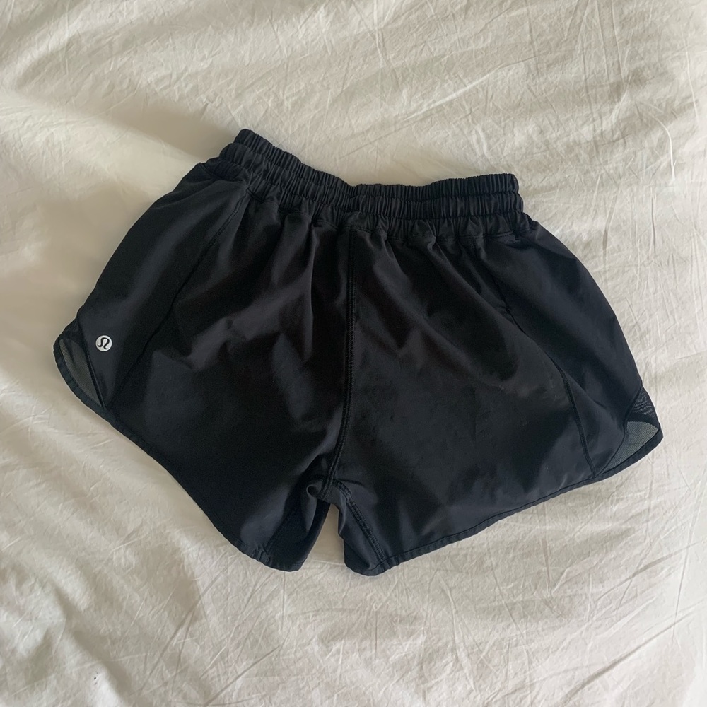Black Lululemon high waisted Shorts